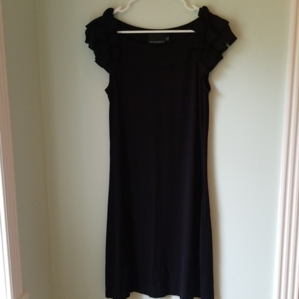 Cynthia Rowley Dress Loopy Sleeves - Size S